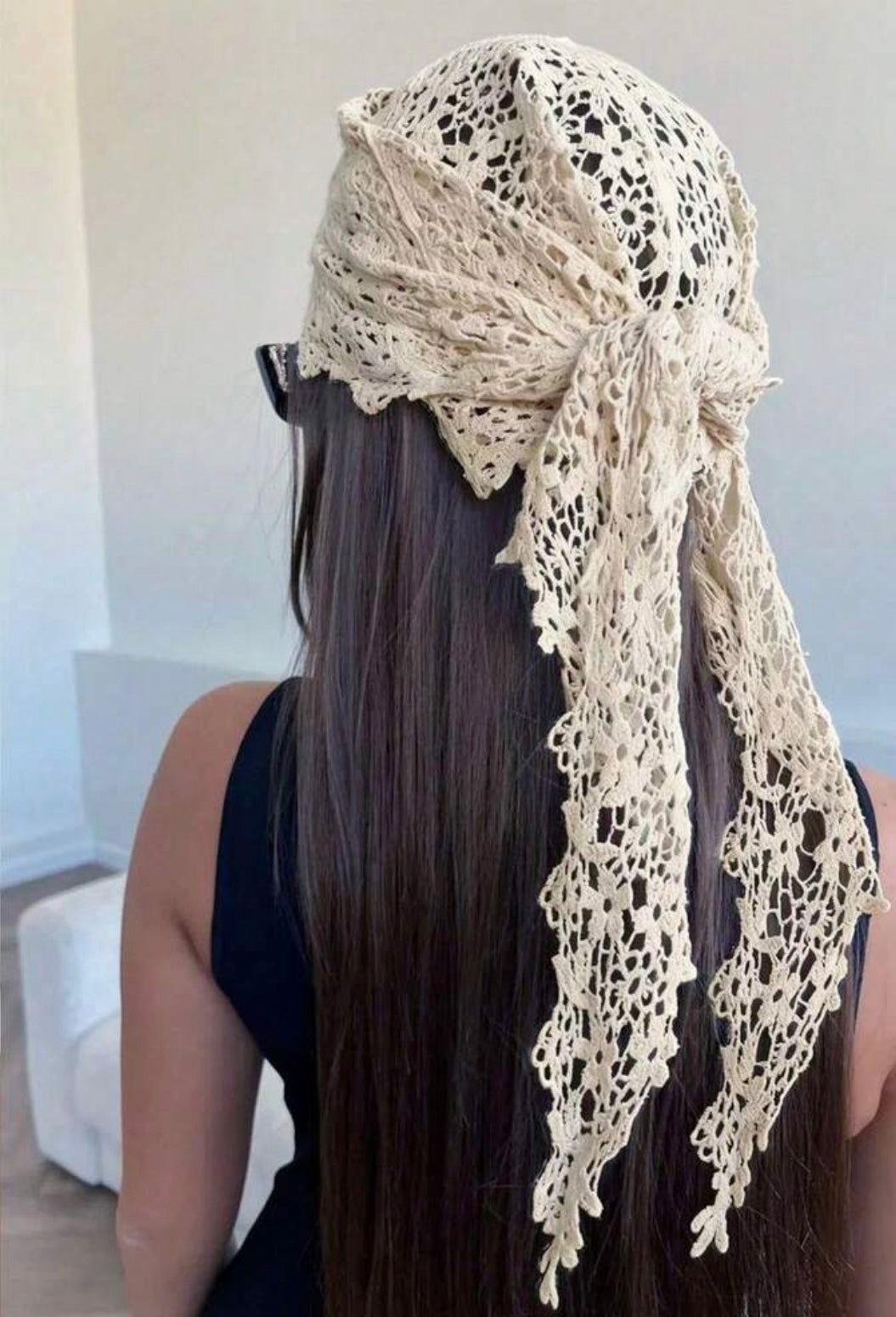 CROCHET HEAD AND WAIST SCARF