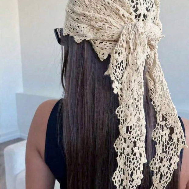 CROCHET HEAD AND WAIST SCARF