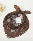 BROWN  LACE HEAD AND WAIST